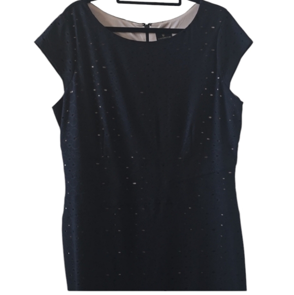 WORTHINGTON BRAND WOMEN'S PLUS BLACK DRESS SIZE 14 - Picture 3 of 16